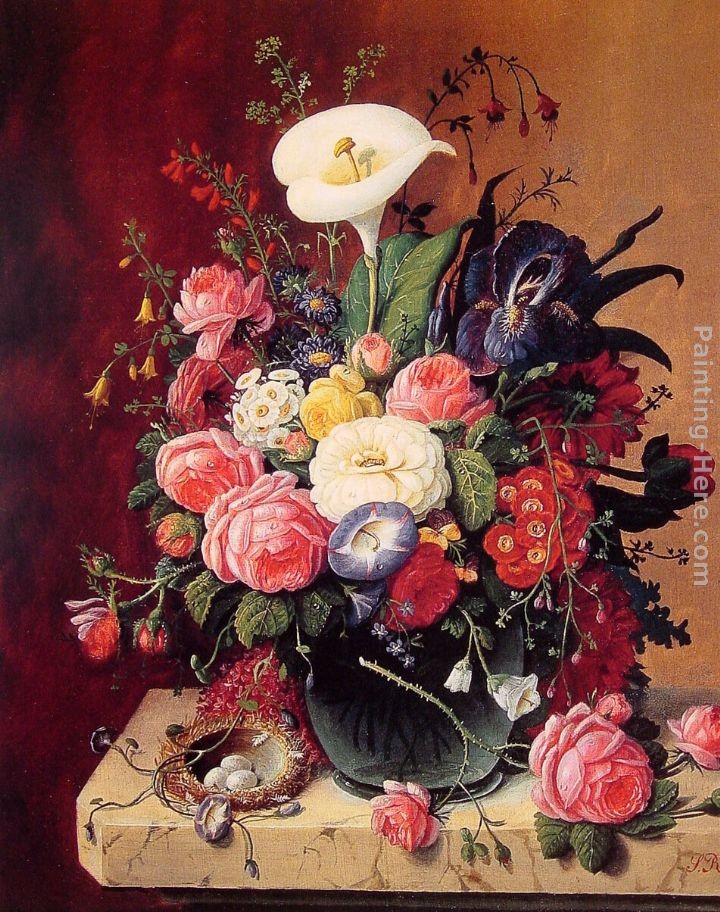 Severin Roesen Floral Still Life